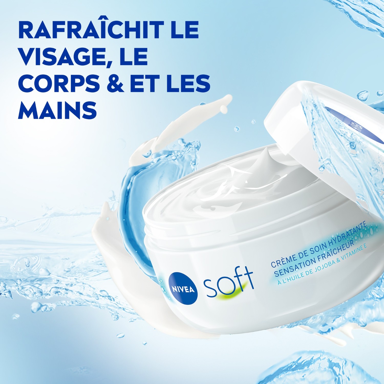 NIVEA Crème multi-usage hydratante visage corps et mains