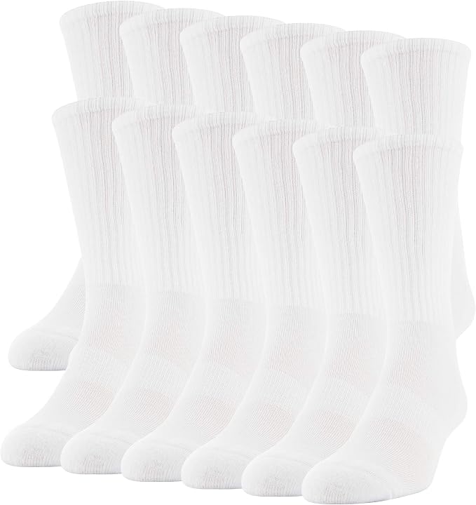 Gildan Men's Performance Crew Socks