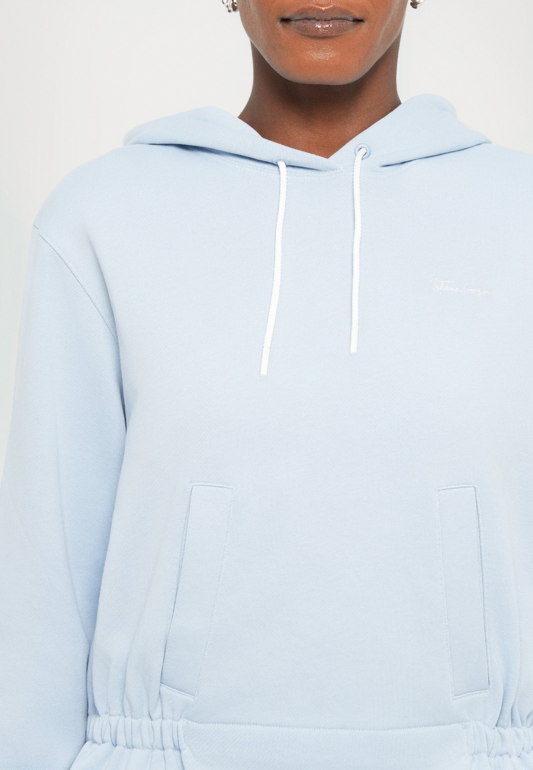 Stine Goya TERRY CINCHED WAIST - Hoodie - brunnera blue