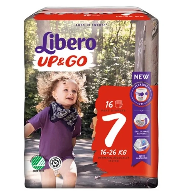 LIBERO Libero Up&Go luiers maat 7 - 16/26 kg 16 stuks