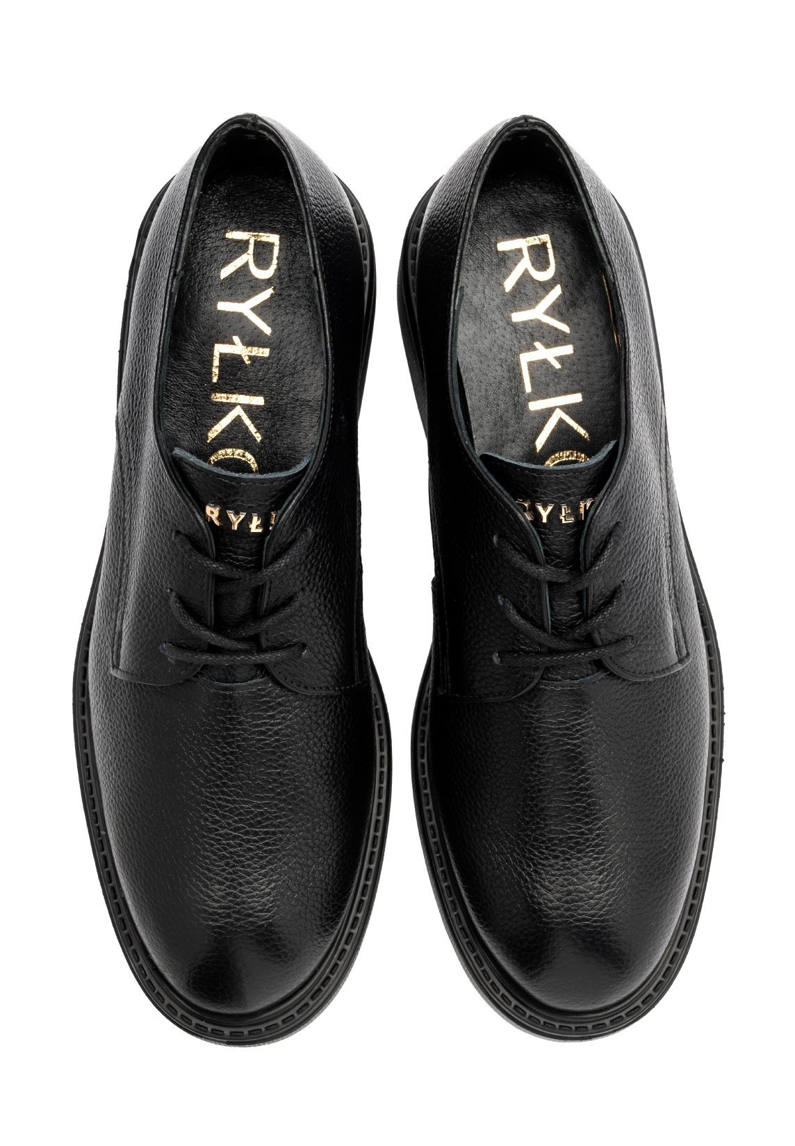RYŁKO veterschoenen - zwart