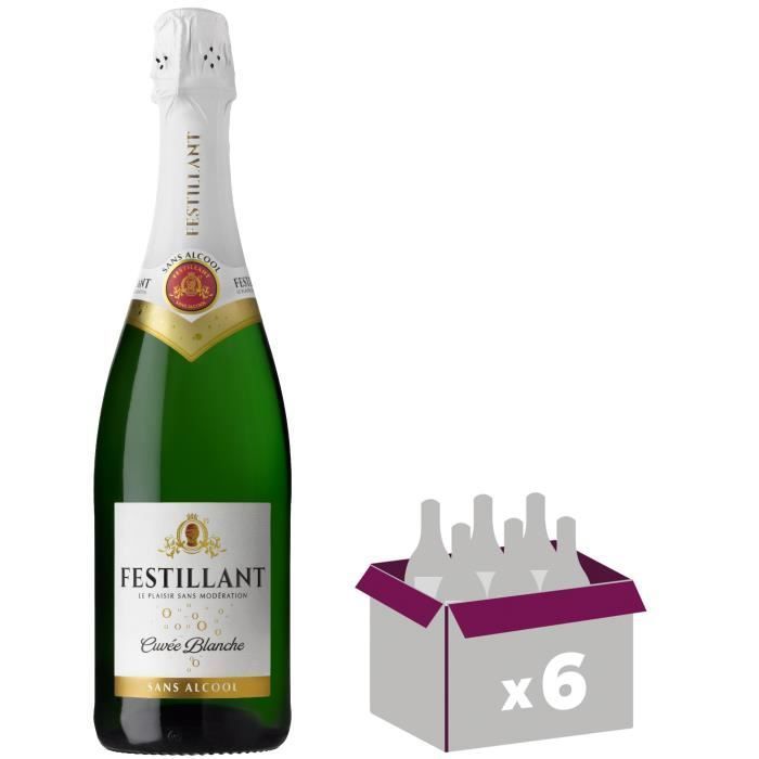 Festillant Blanc - Bulles sans alcool - 75 cl x 6