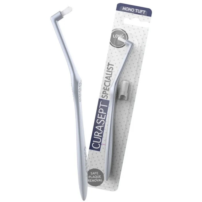 CURASEPT Curasept Specialist Cepillo de dientes largo con un mechón y cerdas largas