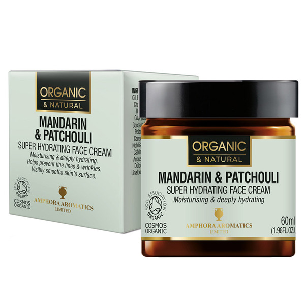 Amphora Aromatics Mandarinkový hydratační krém na obličej Organický 60ml