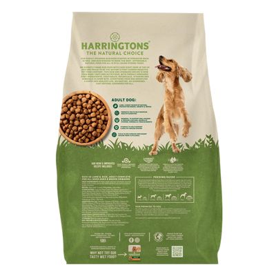 Harringtons Komplettfutter für ausgewachsene Hunde - Reich an Lamm und Reis
