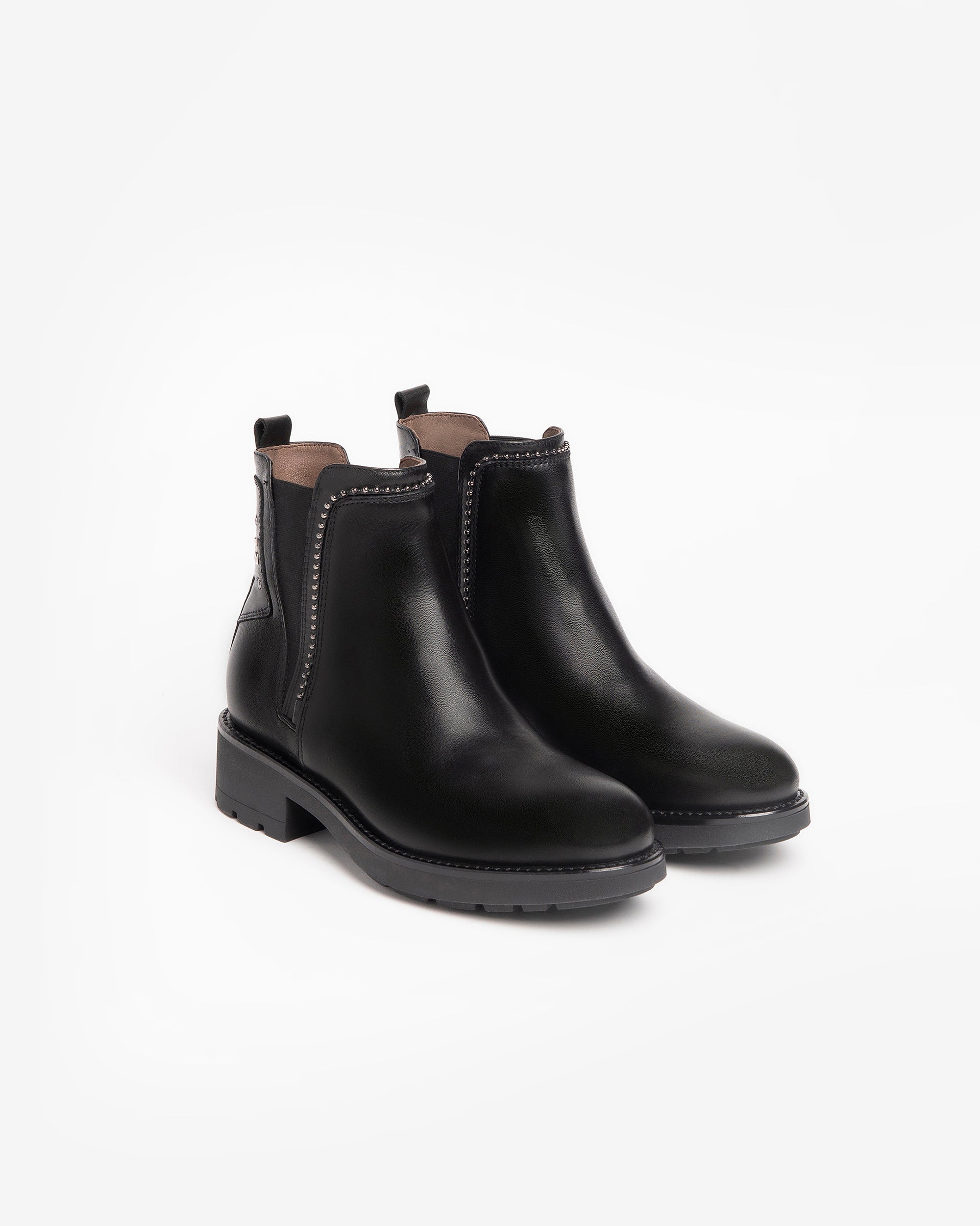  Chelsea-Boots aus Leder für Damen