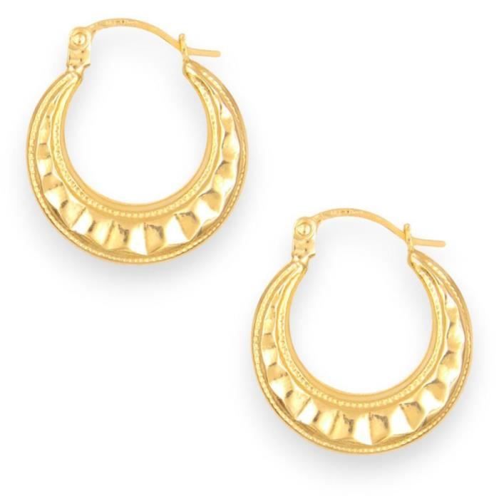 Pendientes de aro - Oro amarillo