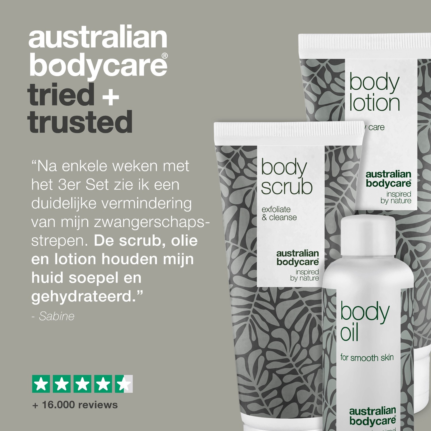 Set za njegu strija Australian Bodycare – 1 komad