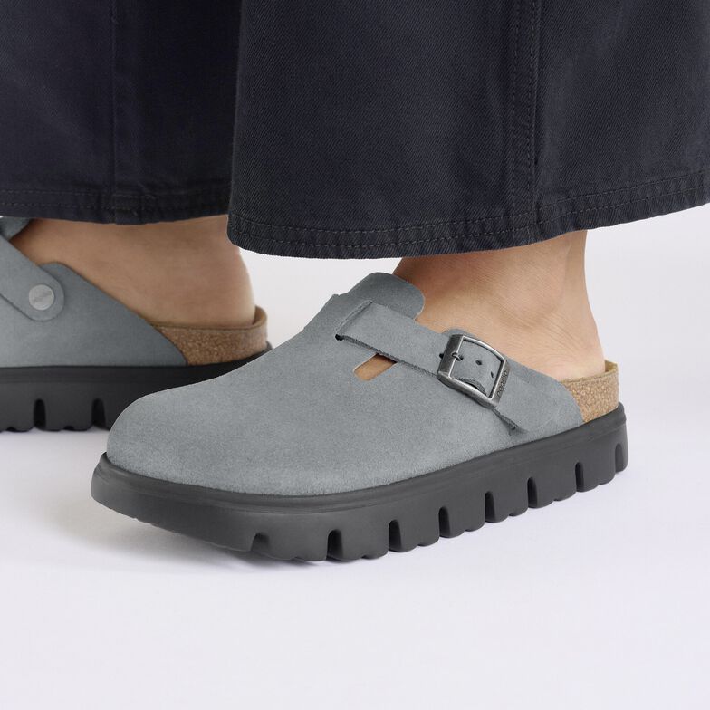 Boston Chunky Pelle scamosciata - Basalt Gray/ Black Basalt Gray/ Black