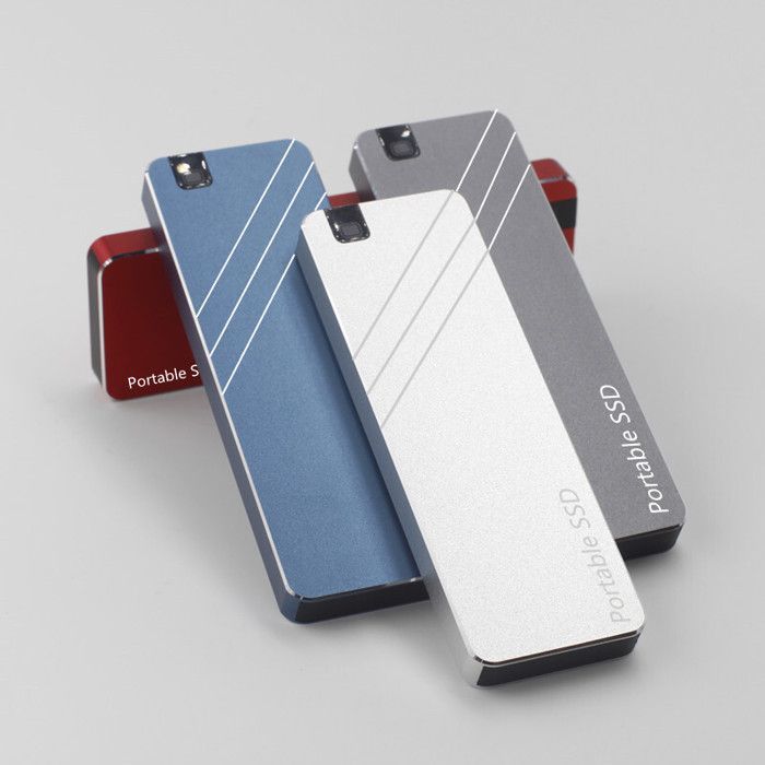 4TB Portable SSD External Hard Drive - Type-C3.1 Interface, Ultra-Thin Metal, Multi-System, Plug & Play - Red