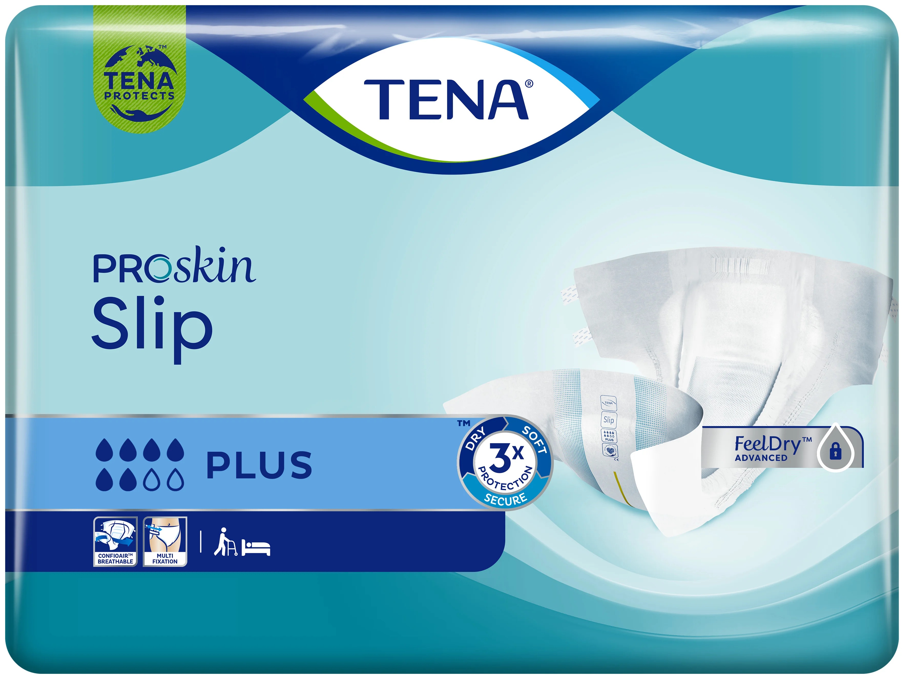 TENA Tena Slip Plus XS Inkontinenz-Einlagen, 30 Stück