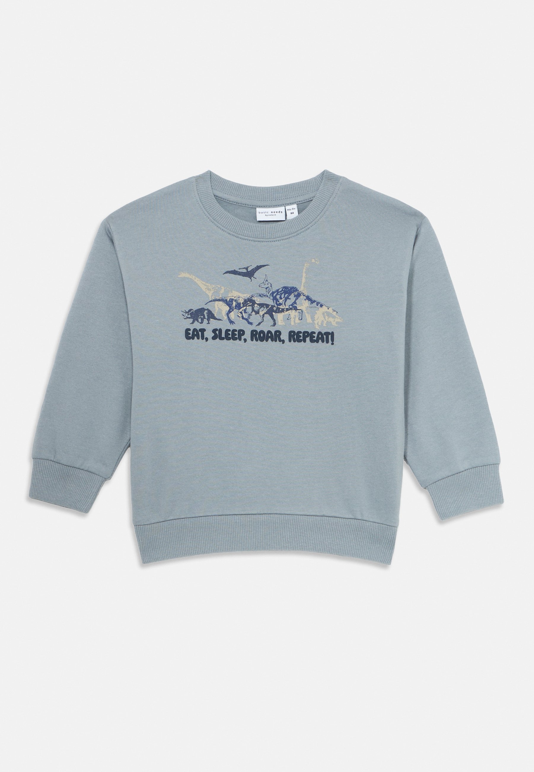 Naam: NMMVILDAR Long Sleeve - Sweatshirt - grijs