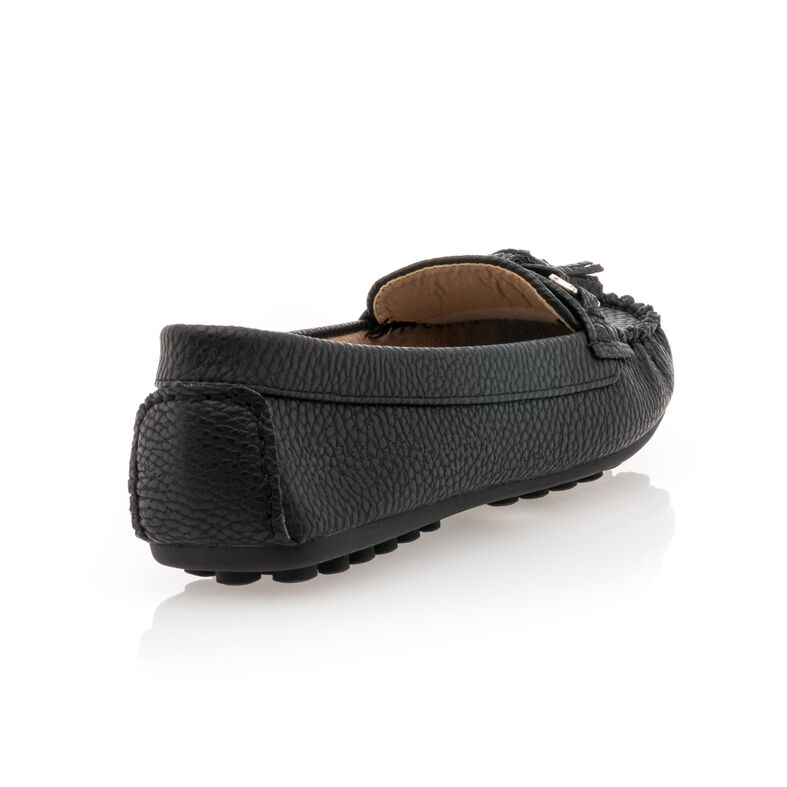 Svarta loafers/båtskor för kvinnor