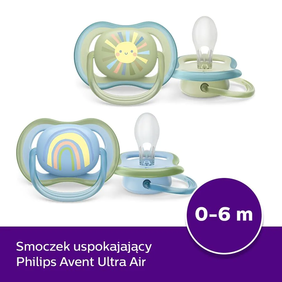 Avent Smoczek Ultra Air 0-6 m, unisex