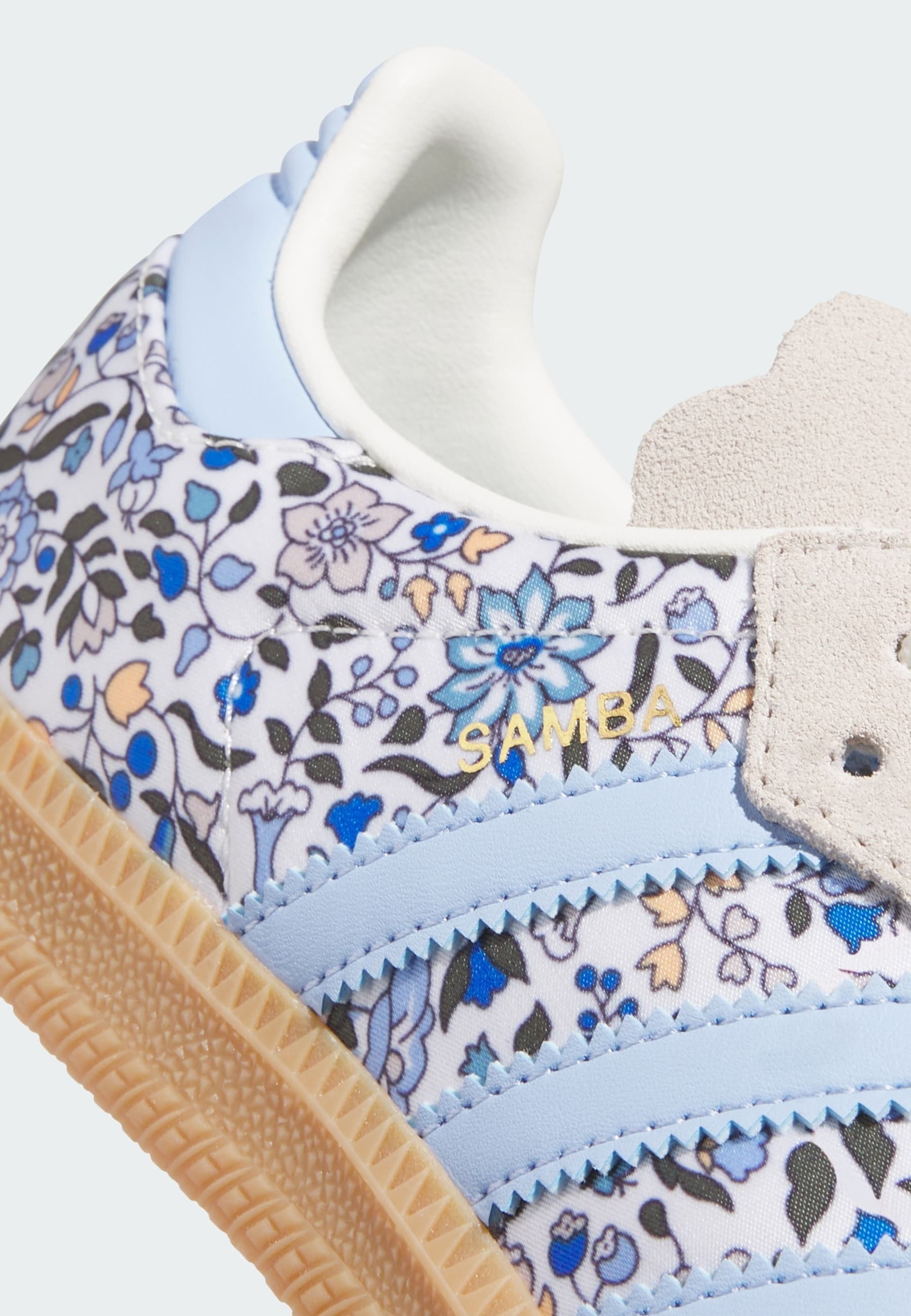 adidas Originals SAMBA OG LIBERTY LONDON - Sneaker - blau-cremeweißes Gummi