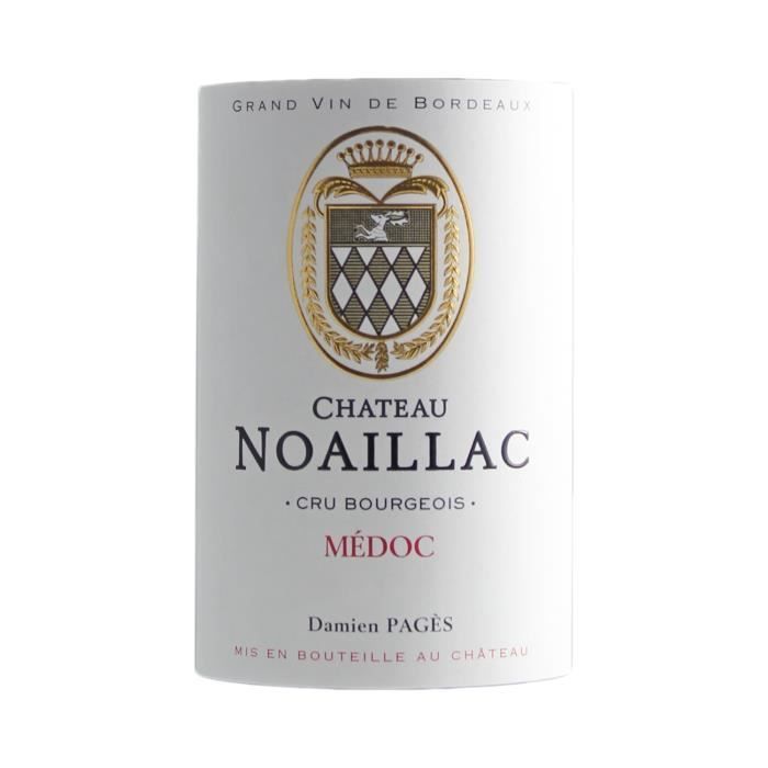 Château Noaillac Rouge 2018 - Lot de 6x75cl - Vin Rouge de Bordeaux - Appellation AOC Médoc - Cépages Cabernet Sauvignon, Petit