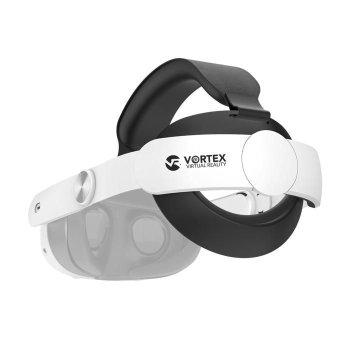 Cinturino VORTEX VR Elite per Meta Quest 3S / Quest 3 | Cinturino regolabile con rotella e imbottitura in morbida schiuma