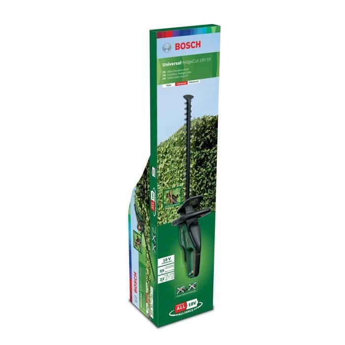 Bosch UniversalHedge Cut 18-55 draadloze heggenschaar (accu niet inbegrepen)