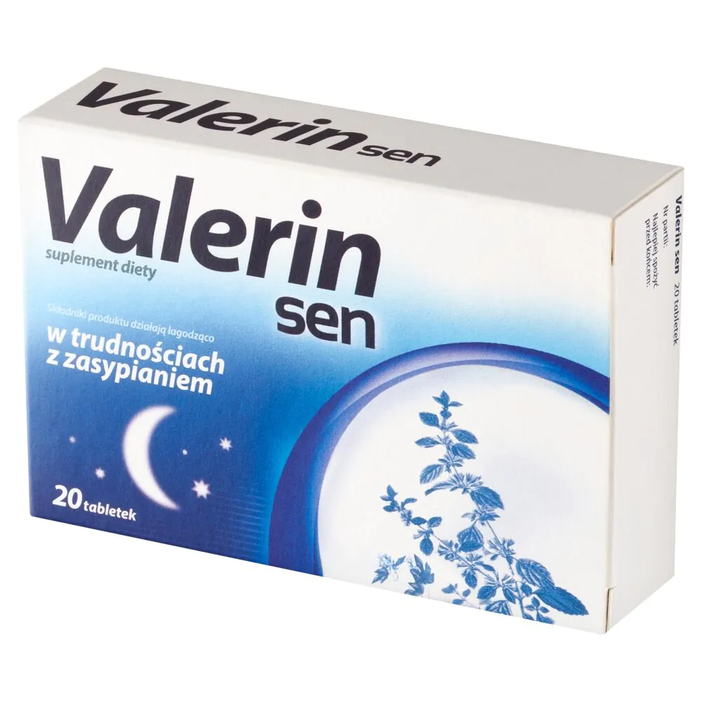 Valerin Sen, Suplement diety poprawiający jakość snu, Tabletki