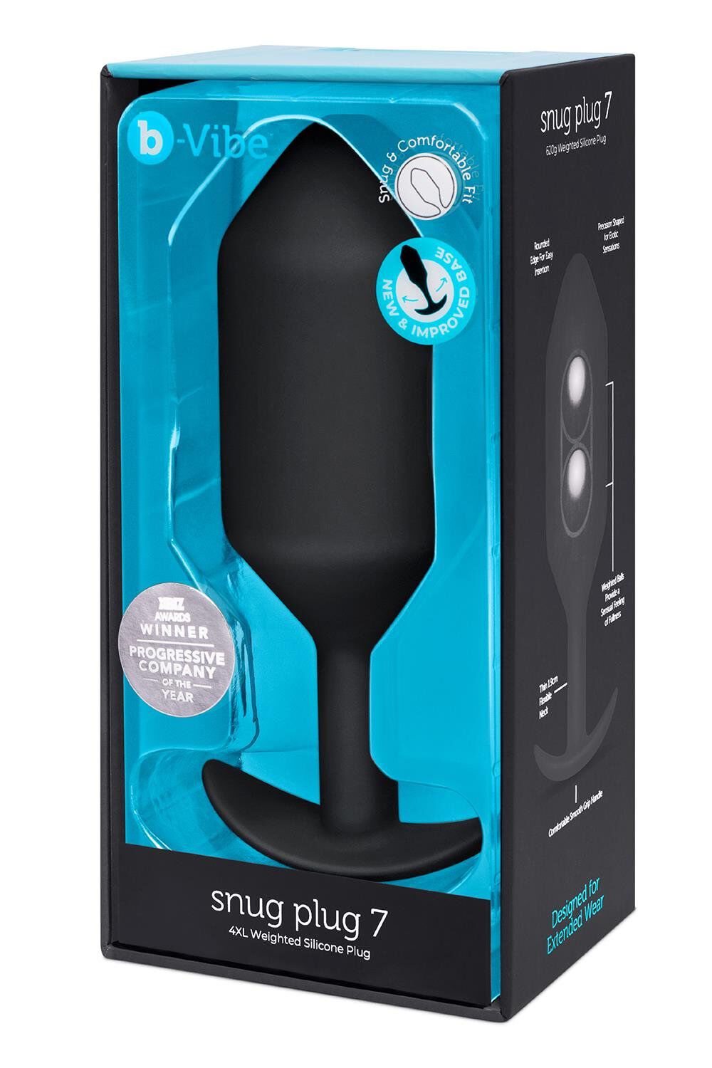 B-Vibe Snug Plug 7 Sort