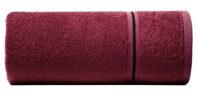 Ręcznik Bambo 70x140 czerwony bambusowy 500g/m2 frotte