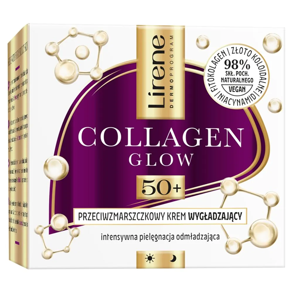 Lirene Niacynamid-Kolagen Krem wygładzający 50+