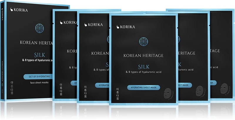 KORIKA Korean Heritage set 5 vlažilnih mask za obraz