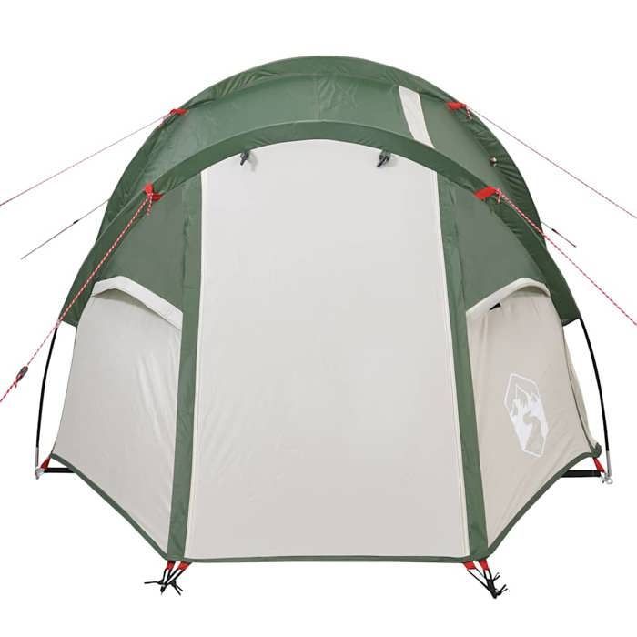 Tienda de campaña tipo túnel - vidaXL - 2 personas - Verde - Impermeable - Resistente al viento