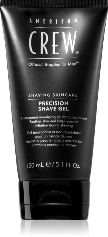 Gel de barbear de precisão American Crew Shave & Beard para pele sensível