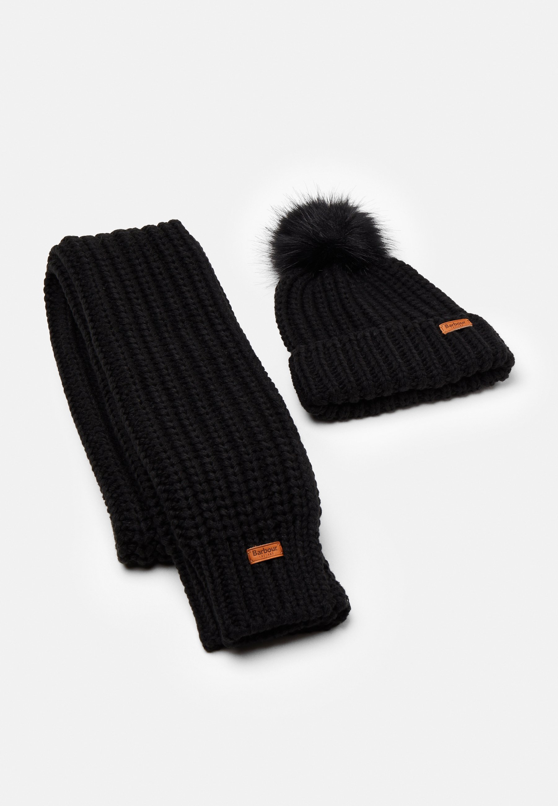 Set sciarpa e berretto Barbour Saltburn - Sciarpa - nera