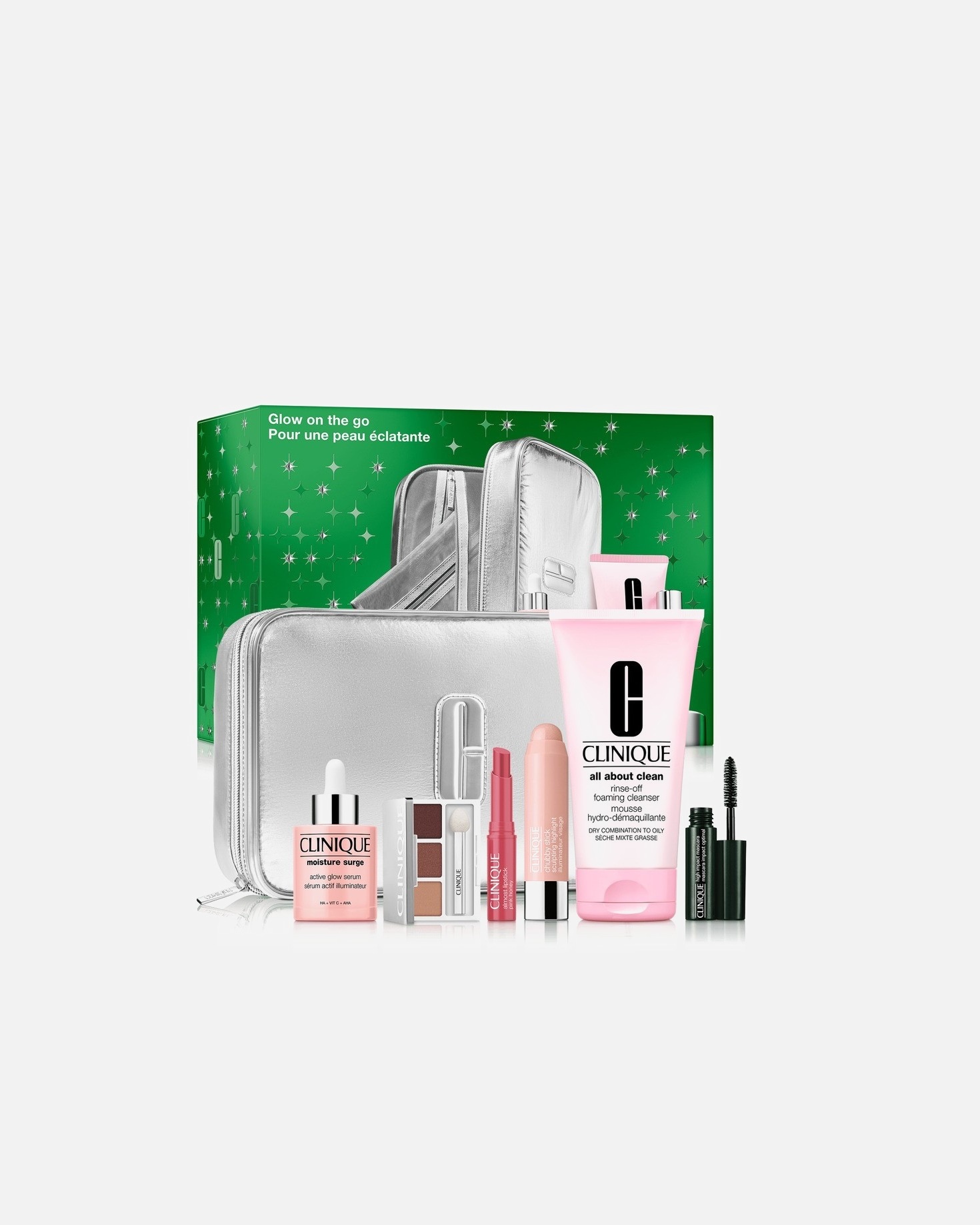 Sada na starostlivosť o tvár Clinique Glow On The Go – 1 kus