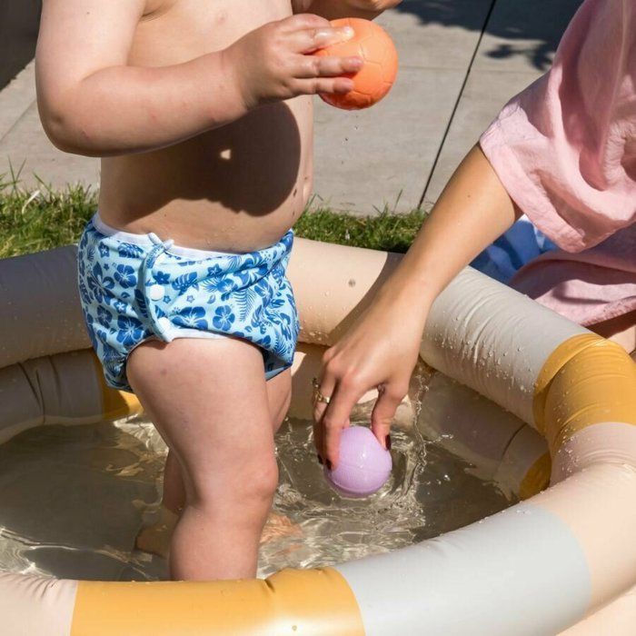 Bumbuns - Couche de bain bébé Culotte d'apprentissage - Aloha mini blue -Taille S (8-11kg)