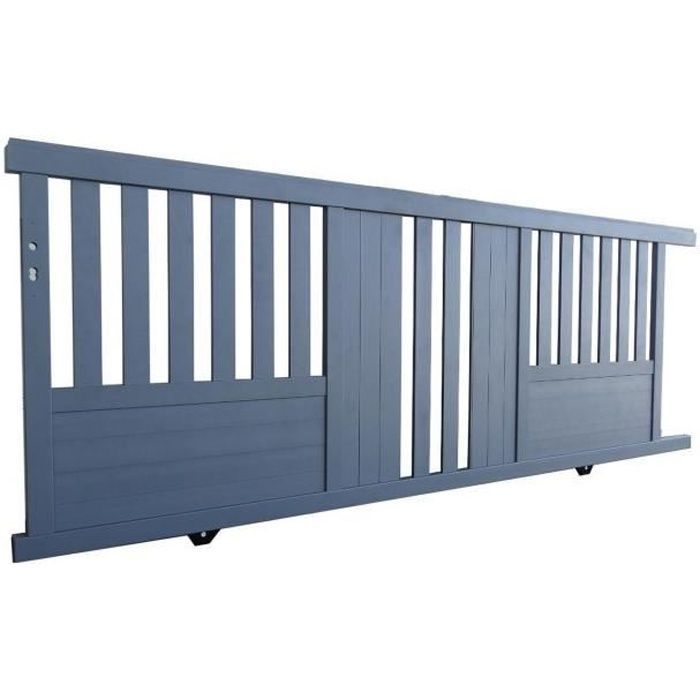 SL09 GREY SLIDING GATE 3.08M