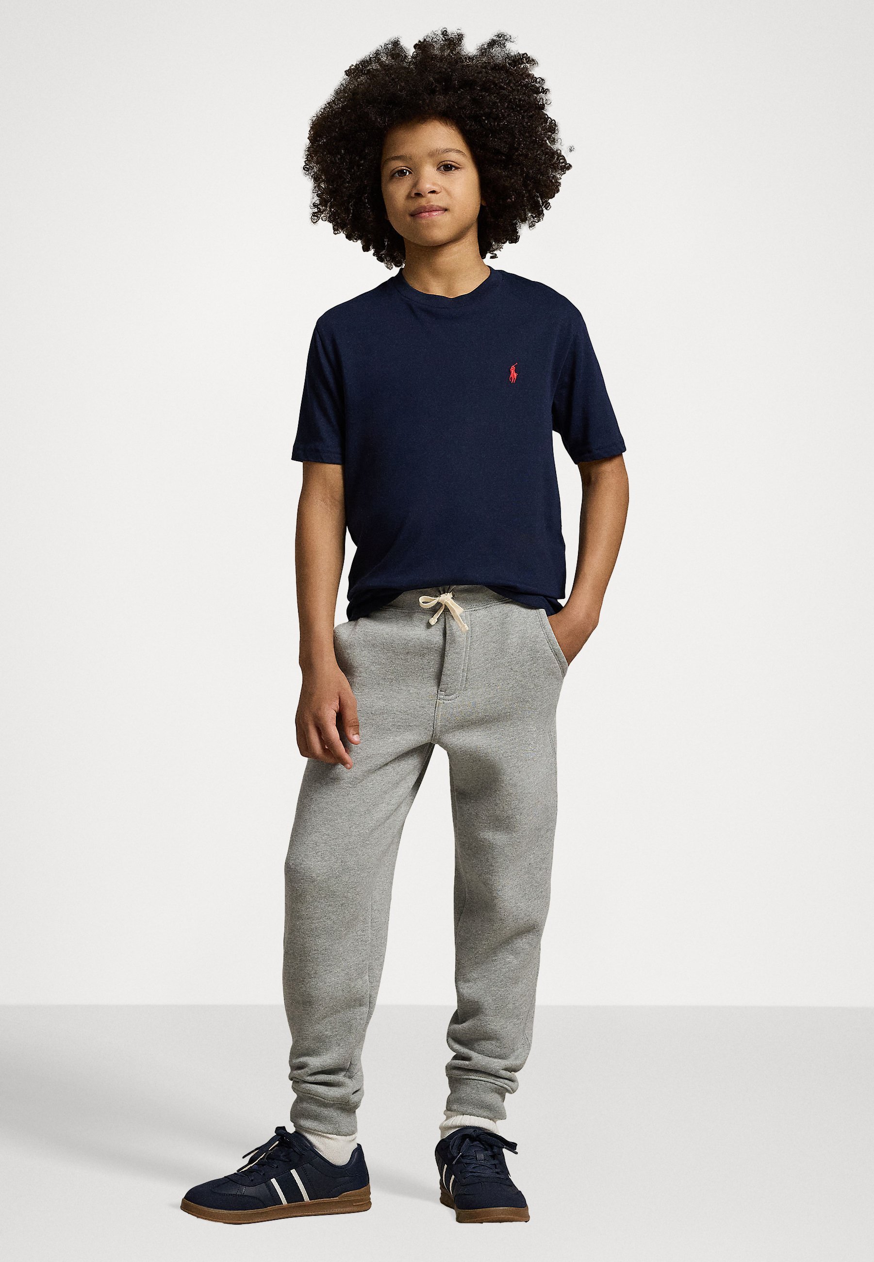 T-shirt girocollo in jersey di cotone Polo Ralph Lauren - T-shirt basic - blu navy