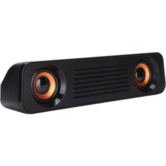 Wired Speaker, PC Speakers, 360° Stereo HiFi Subwoofer, 3.5mm Jack, Long Portable Desktop Speaker