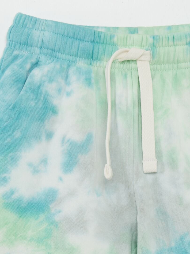 Bermudas de tejido polar - VERDE