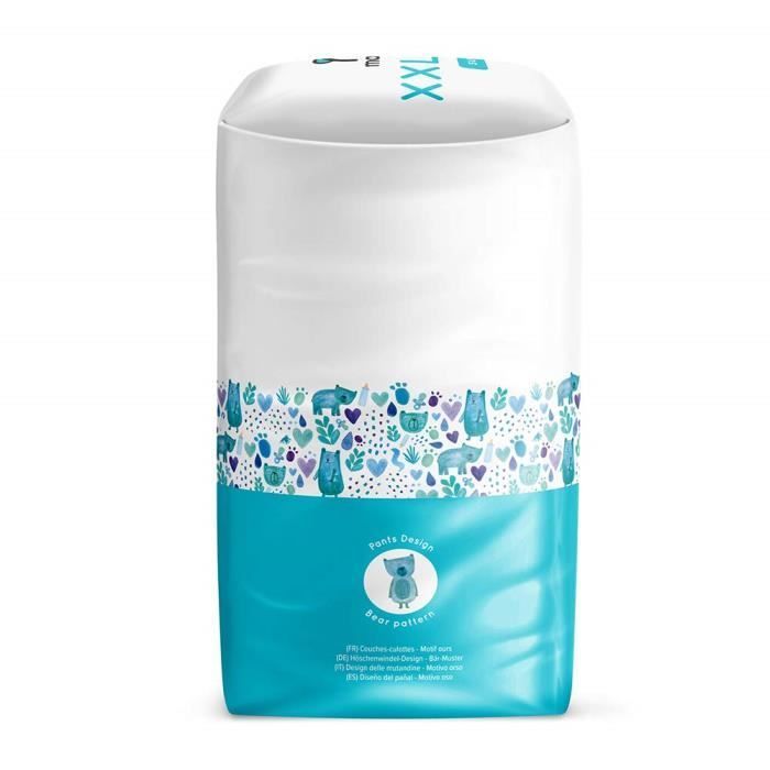 Mama Bear Brand - XXL Diaper Pants - Size 6 (18-30kg), Pack of 2 (2x36) - 5400606007680