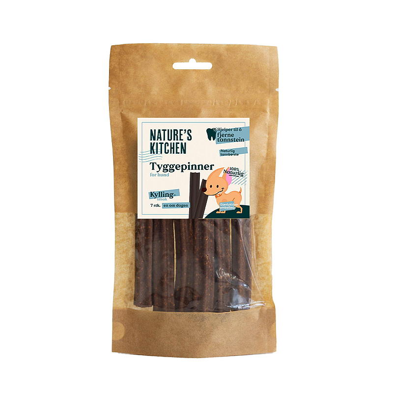 Tandpinde 120 g kylling Nature's kitchen