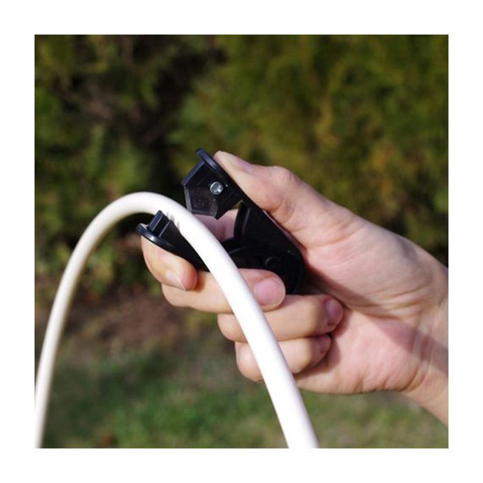 Pulverizador de névoa para exterior O'FRESH 10m - Estufa, Pérgola, Guarda-sol - 7 bicos de aço inoxidável - Ar condicionado externo - Repele mosquitos