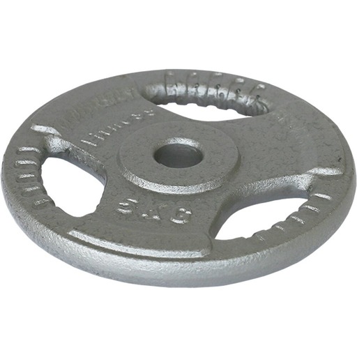 Hierro tárcsa 5 kg, 30 mm átmérőjű, markolattal - Ozio Fitness