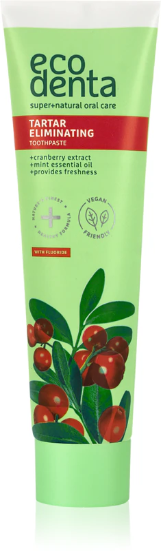 Ecodenta Green Tartar Eliminating Refreshing Anti-Tartar Toothpaste with Fluoride