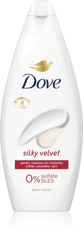 Dove Silky Velvet voedende douchegel