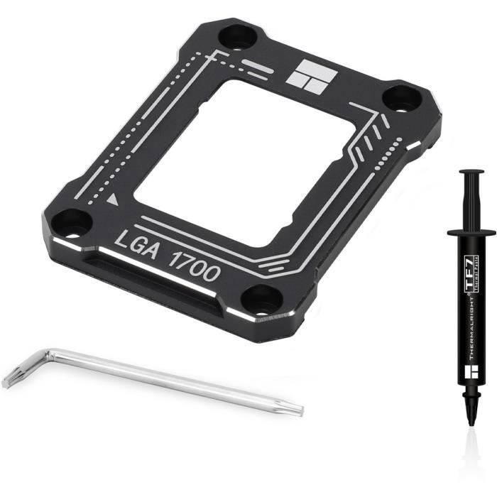 THERMALRIGHT - Telaio correttore di flessione LGA1700 - Telaio di rinforzo CPU - Nero - Per socket Intel LGA1700 - Anti-deformazione