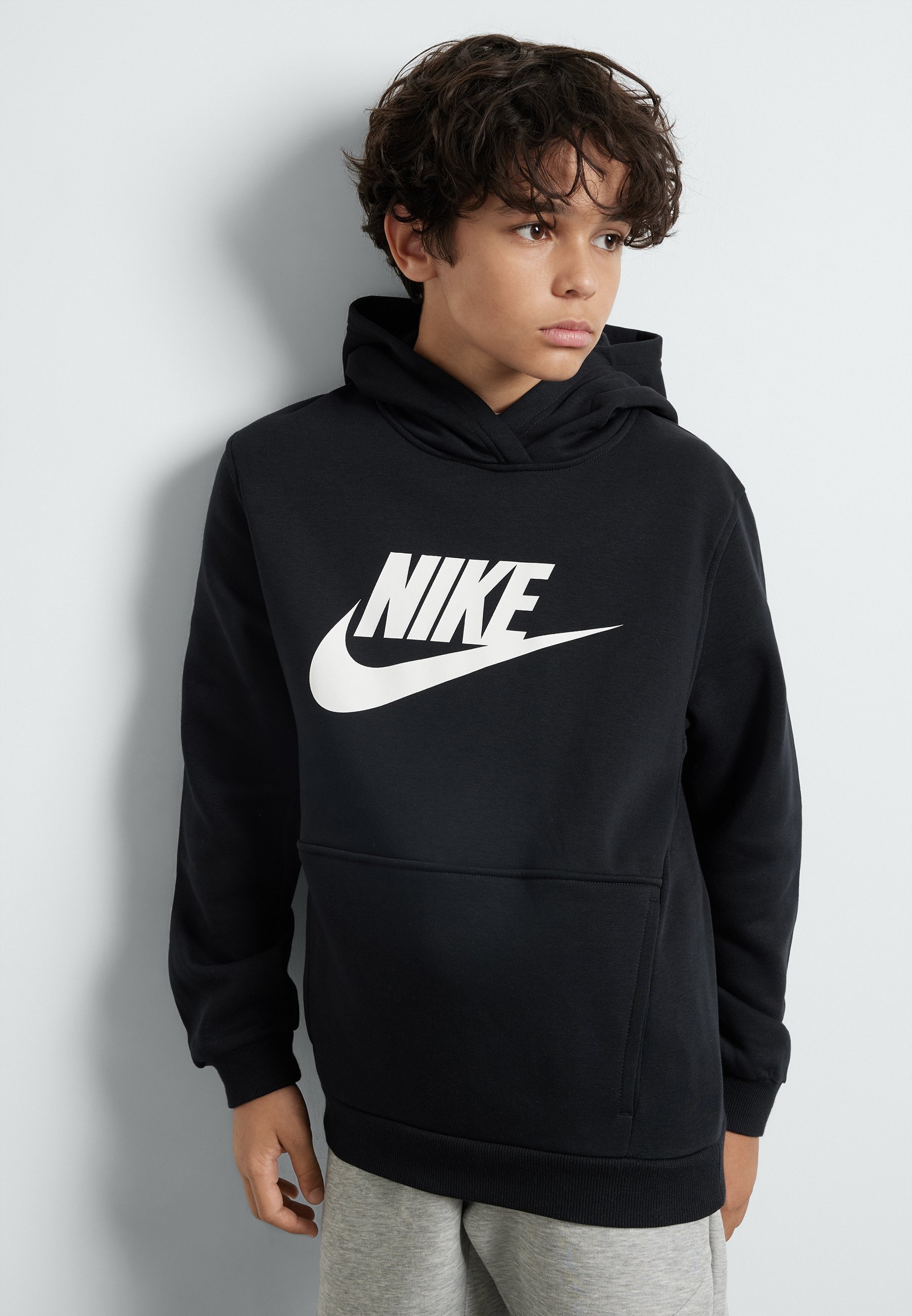 Nike Sportswear CLUB UNISEX - Hoodie - zwart/wit