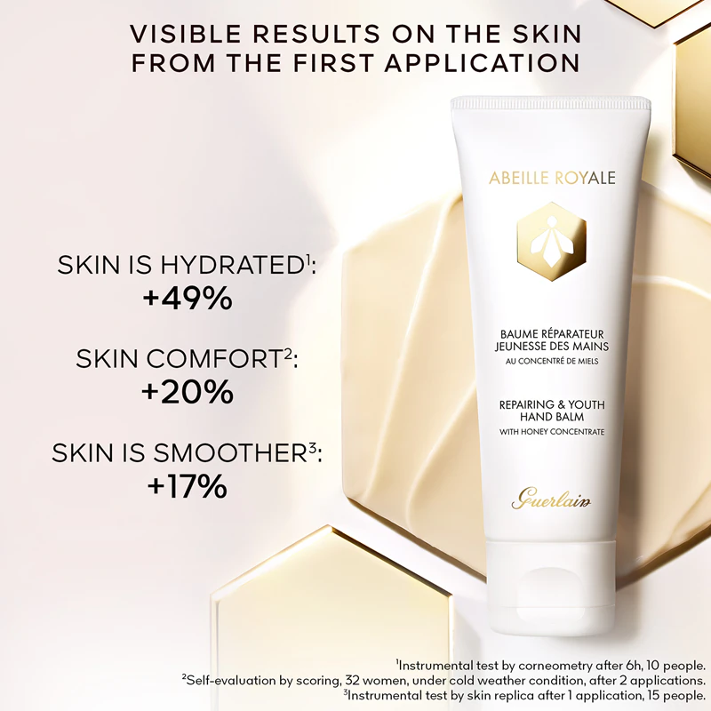 GUERLAIN Abeille Royale Bálsamo Revitalizante para Mãos - creme revitalizante e hidratante para as mãos