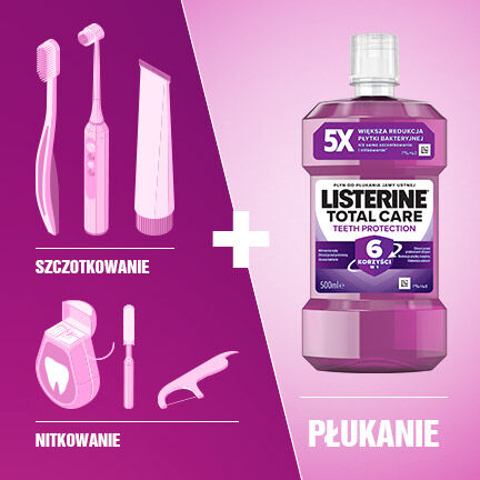 Στοματικό διάλυμα Listerine 500ml Total Care