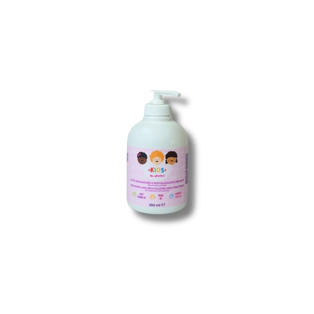 Kids Latte Riparatore e Rivitalizzante per ricci - Crema Capelli, Prodotti per Bambini