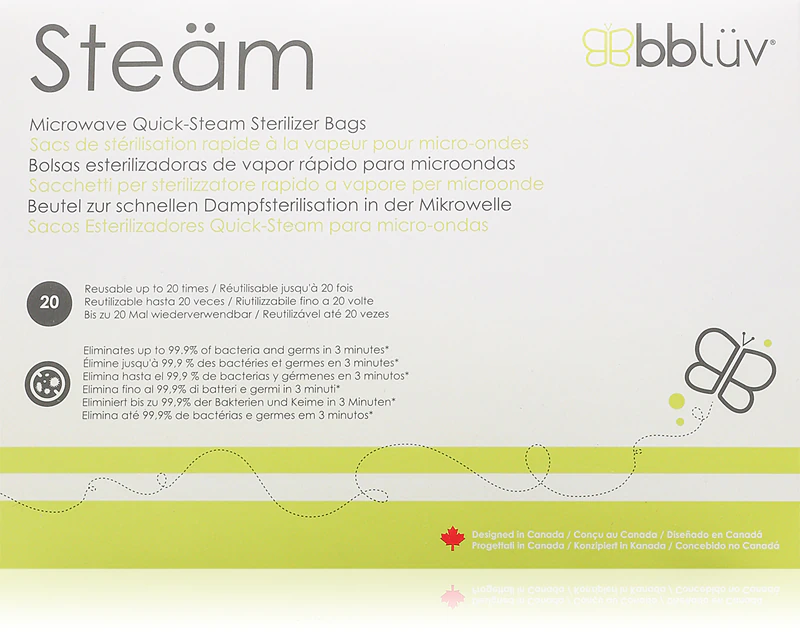 BBLÜV Dampf-Mikrowellensterilisationsbeutel