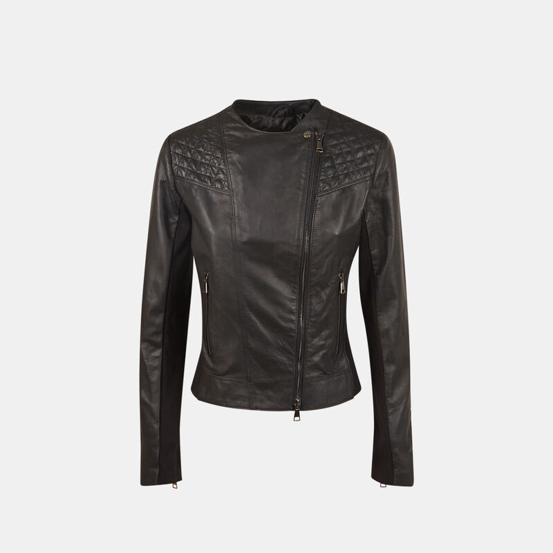 Biker da donna in pelle