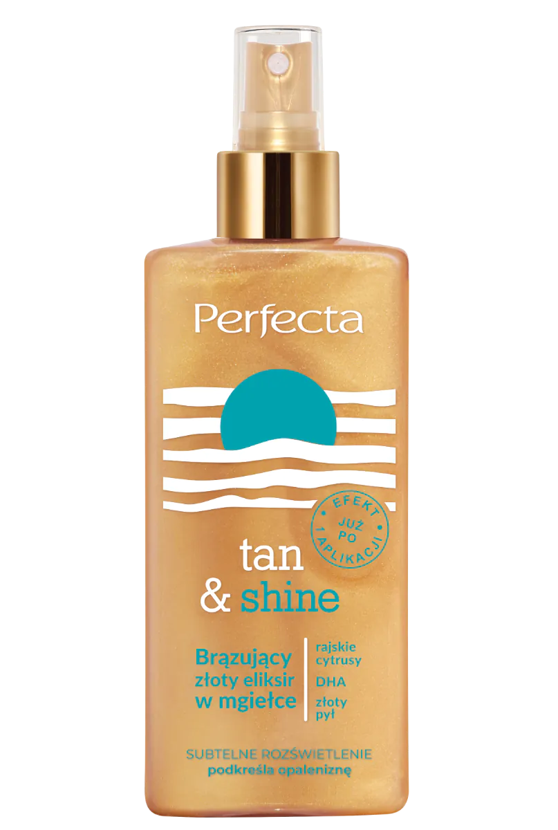 Perfecta Sunny - Mgiełka brązująca z drobinami 150 ml